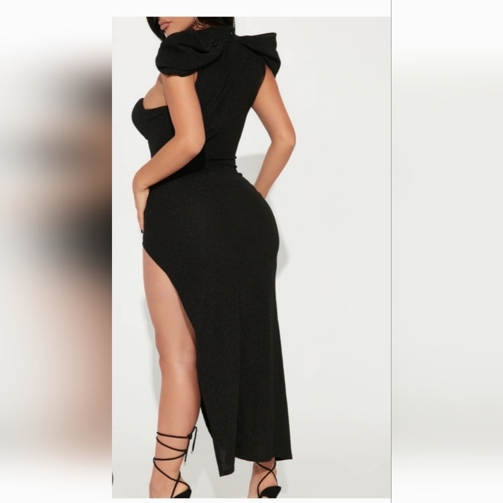 Elegant/ Sexy High Split Dress - Picture 3 of 5